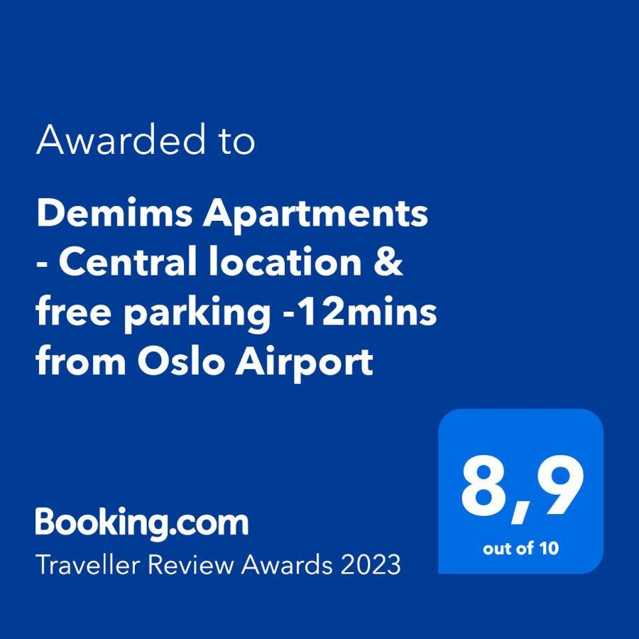 Demims Apartments Lillestrom - Central Location & Parking المظهر الخارجي الصورة